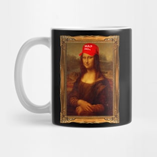 Mona Lisa Trump 2024 Hat Mug